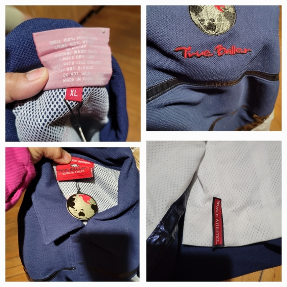 True Baller Athleisure 1/4 Snap Front Short Sleeve Pullover AS IS - Picture 3 of 4